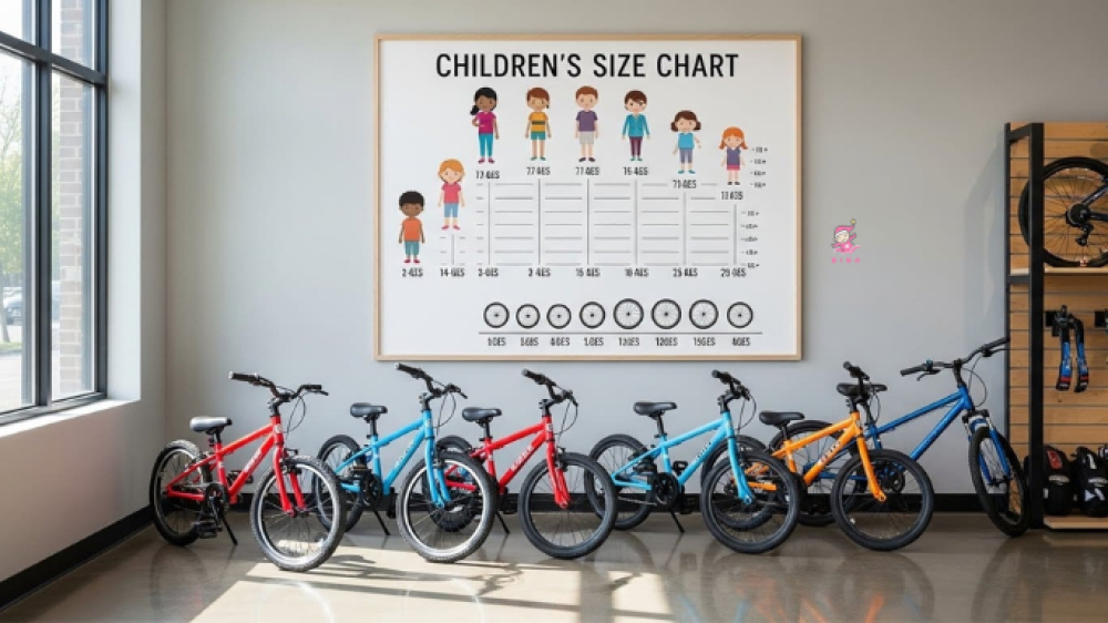 دليل شامل: جدول مقاسات الدراجات للأطفال حسب العمر والطول
