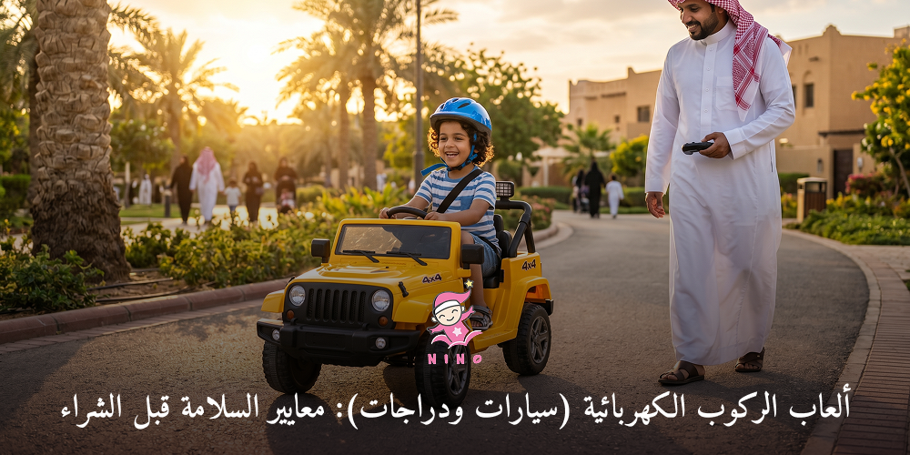 ألعاب الركوب الكهربائية (سيارات ودراجات): معايير السلامة قبل الشراء