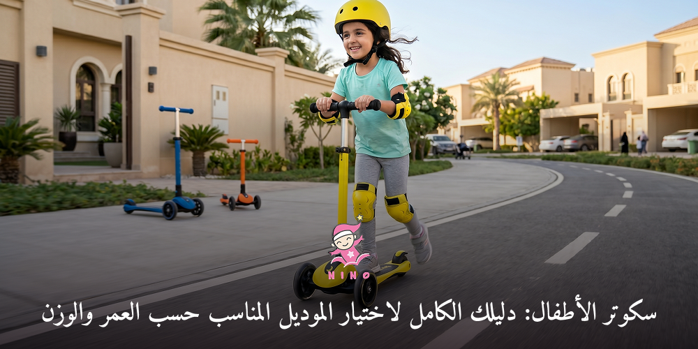 سكوتر الأطفال: دليلك الكامل لاختيار الموديل المناسب حسب العمر والوزن