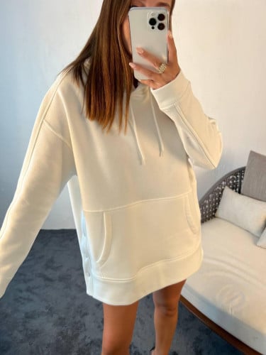 white hoodie