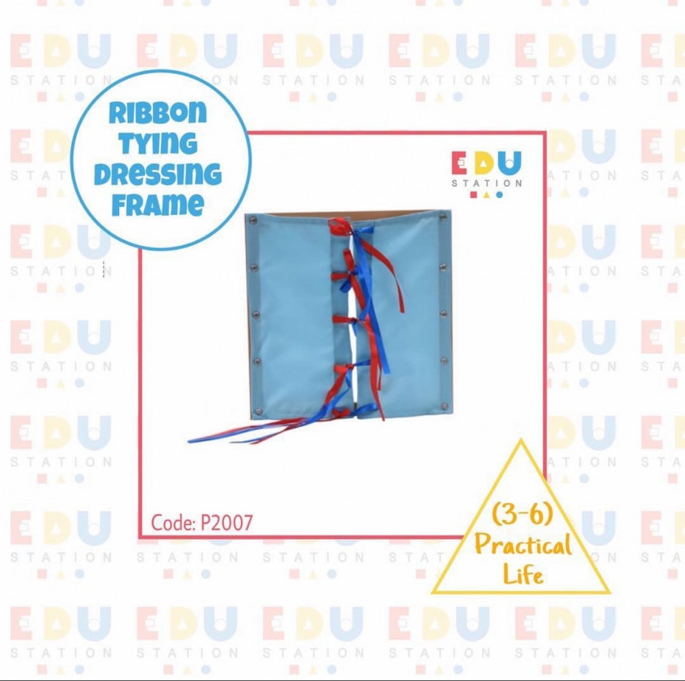 Ribbon Tying Dressing Frame -إطار ملابس الفيونكة