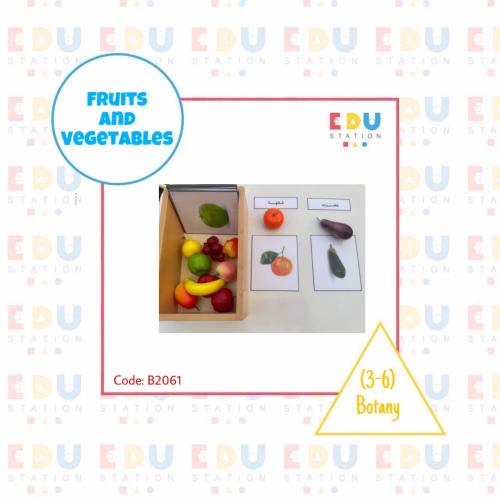 Fruits and Vegetables (Box + Objects + Cards) - En...
