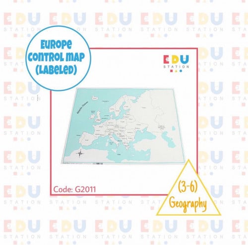 Europe Control Map (Labeled) - لوح التحكم لخريطة ق...