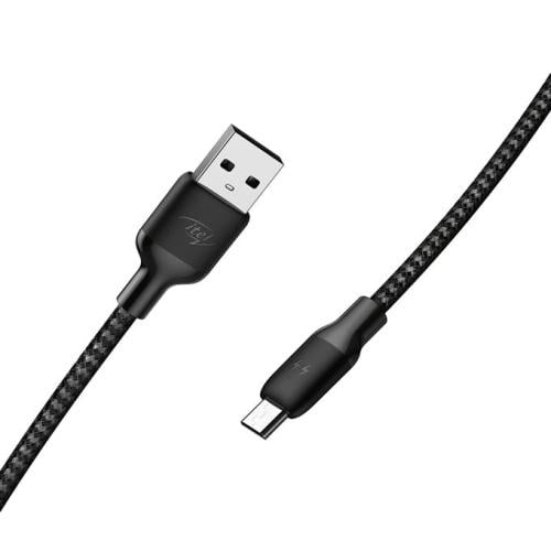 itel 3A Faster Charging, Extra Durable Braided Mic...