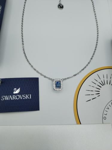 سلسال سوارفسكي Swarovski الراقص ازرق