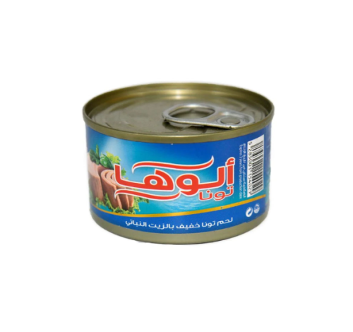 لحم تونة الوها خفيف بالزيت النباتي 100 جم