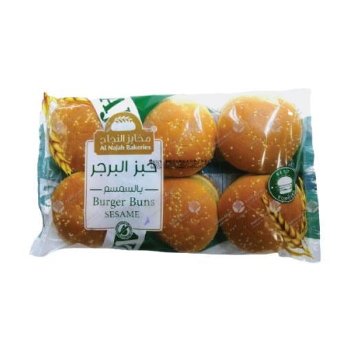 النجاح خبز برجر بالسمسم 6 قطع