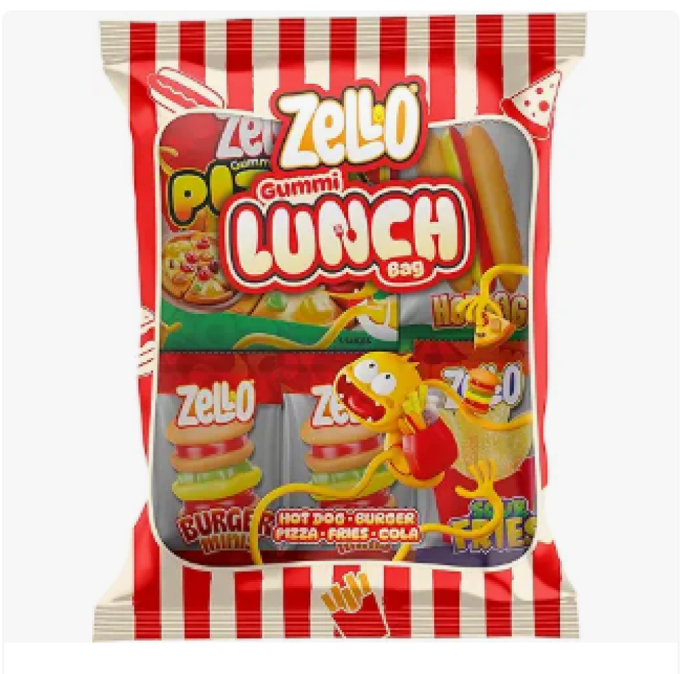 Zello Gummi Lunch Bag 88g - متجر إطعام اكسبريس