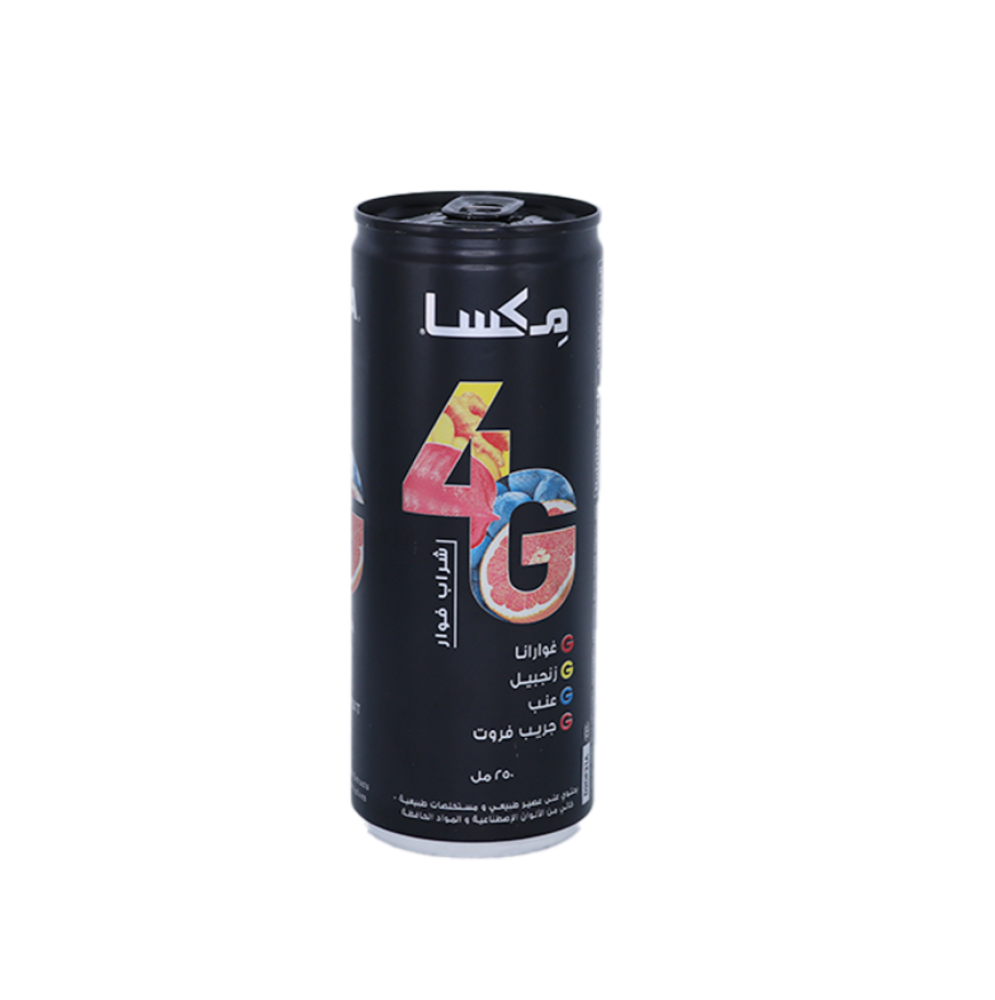 شراب فوار G4 مكسا 250 مل