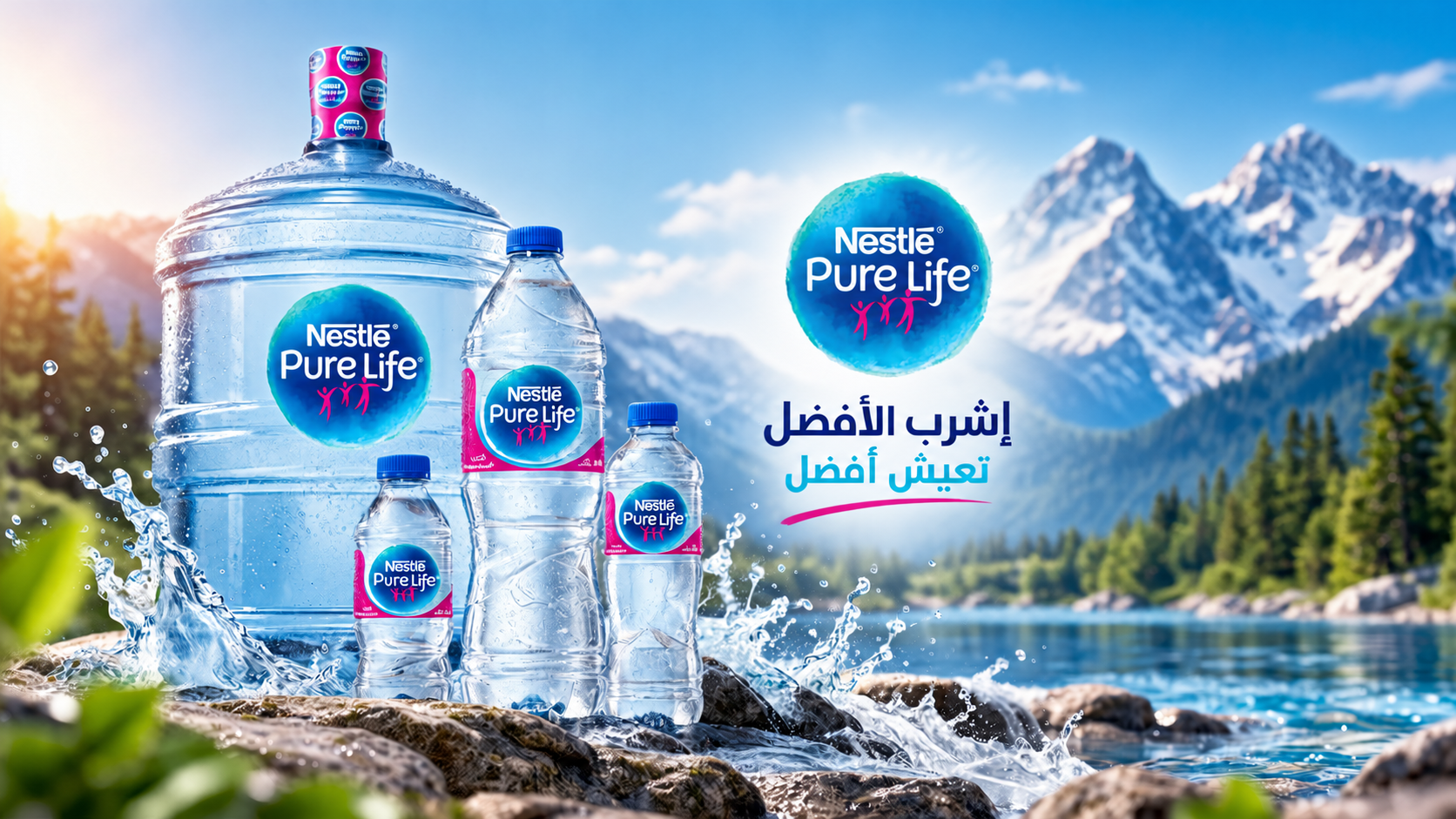 نستلة بيور لايف