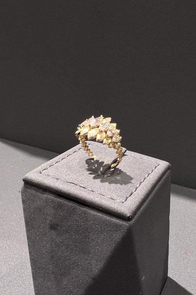 خاتم ذهب عصري و فاخر (عيار 18)