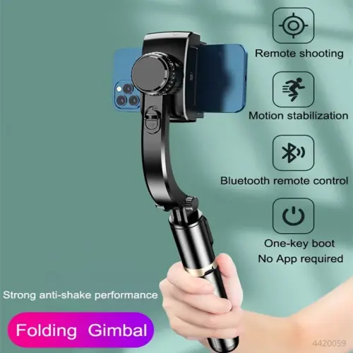 Roreta-مثبت Gimbal عصا سيلفي ، قابلة للطي ، ترايبو...
