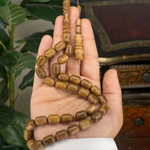 سبحة من ثمار خشب الكوك الطبيعي