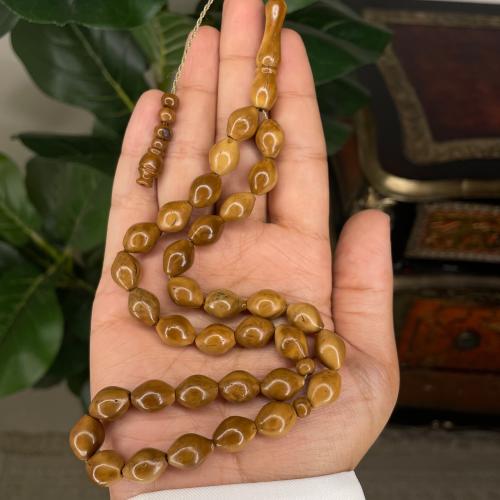 سبحة من ثمرة الكوك ٣٣ خرزة