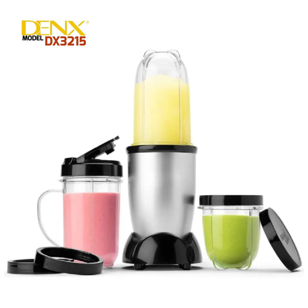 عرض مجموعة صنع العصائر من دينكس بضمان عامين + الخلاط الألماني الأصلي مع مطحنة بضمان 6 شهور