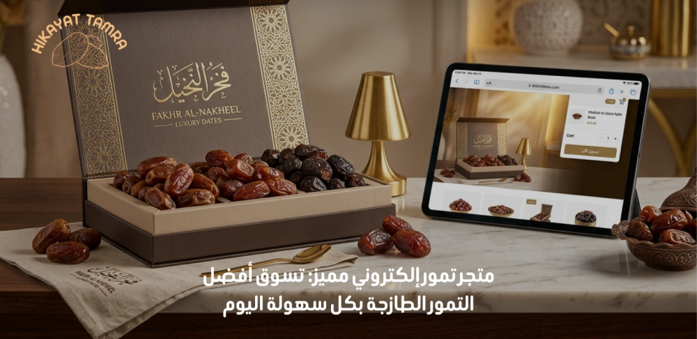 متجر تمور إلكتروني
