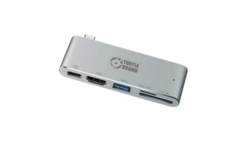 TURTLE BRAND USB-C ADAPTER MULTI-PORT HUB WITH HDM...