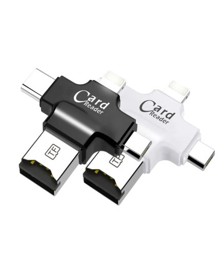 S 4-in-1 Multi Card Reader, SUPPORT FAT32 and exFA...