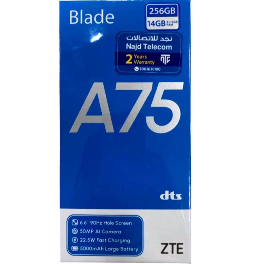 ZTE A75 256 gb, 14gb 50mp AI Camera 22.5W charging 5000mAh large  battery