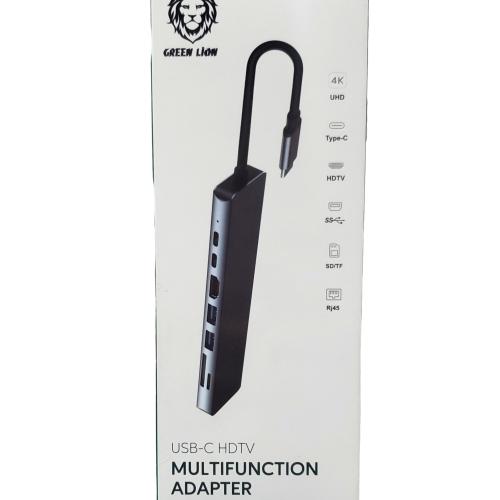 GREEN LION USB-C HDTV MULTIFUNCTION ADAPTER 4K-UHD...