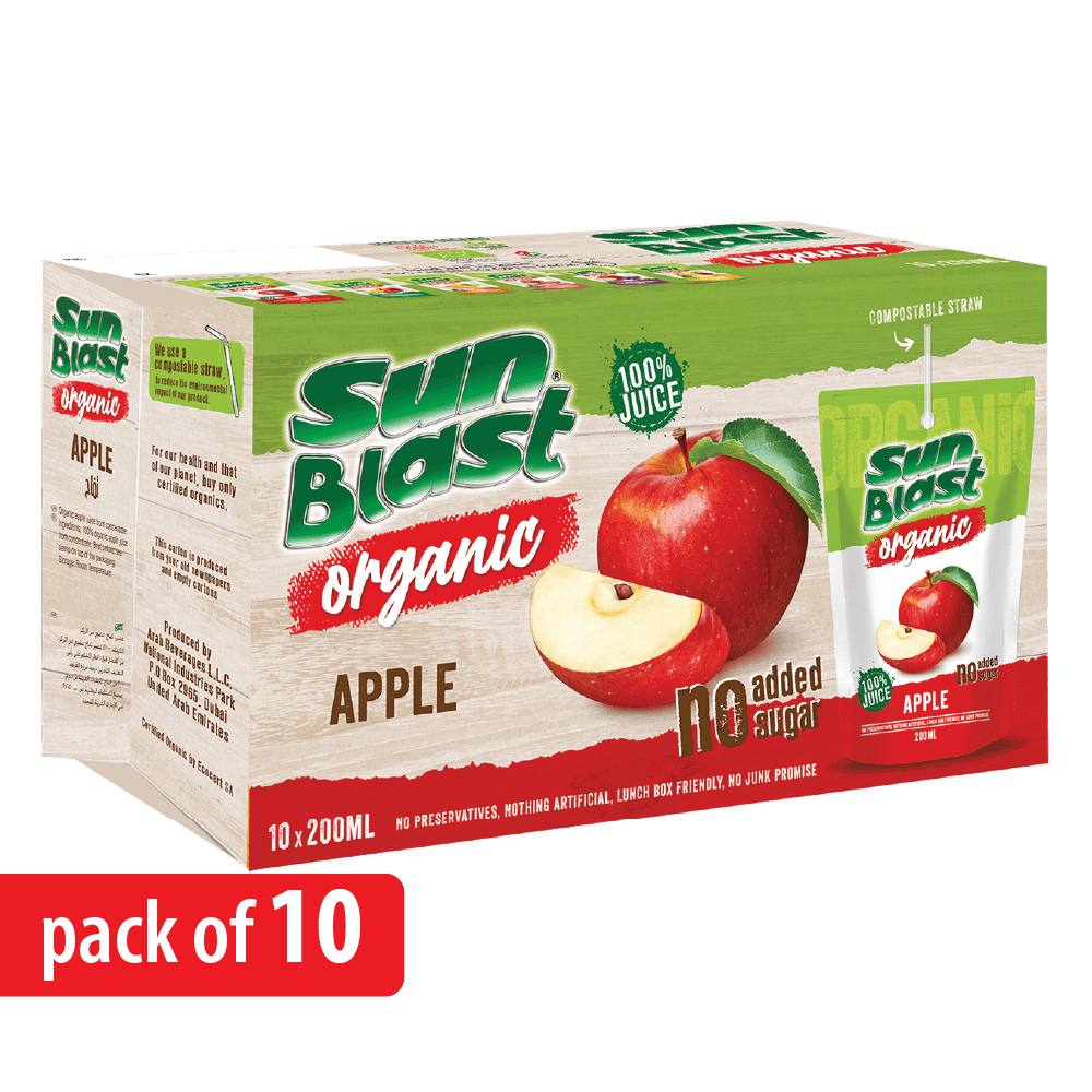 عصير تفاح طبيعي