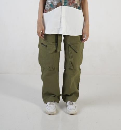 Dark Green Cargo Pants