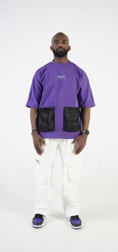 Purple Shirt With pockets