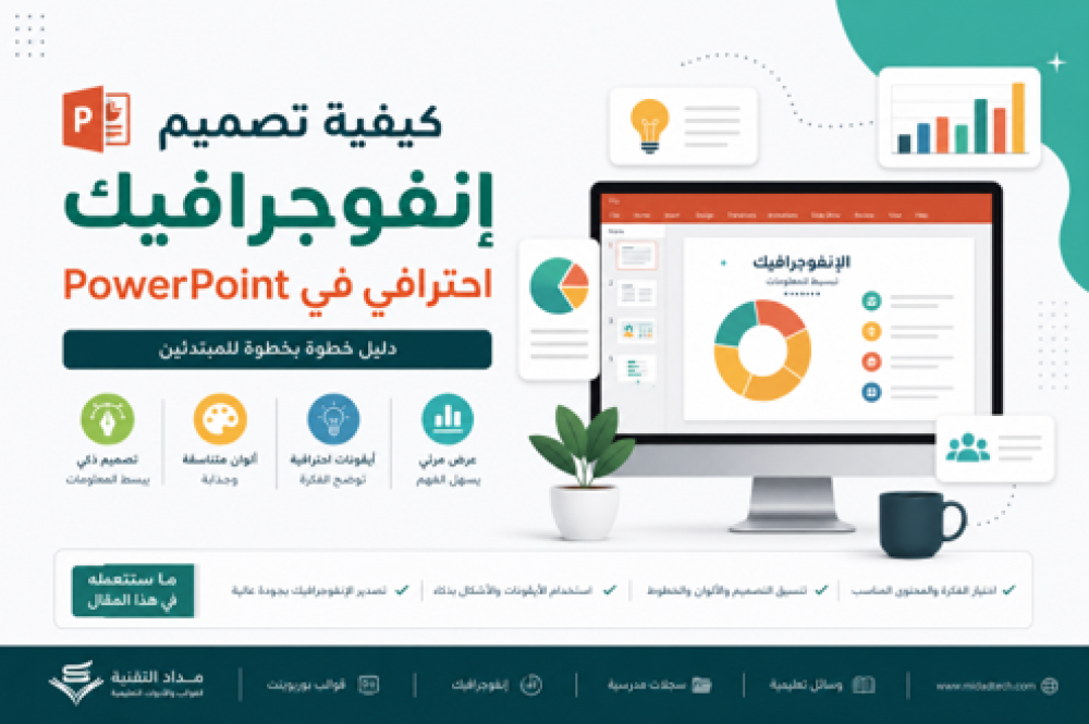 كيفية تصميم إنفوجرافيك احترافي في PowerPoint