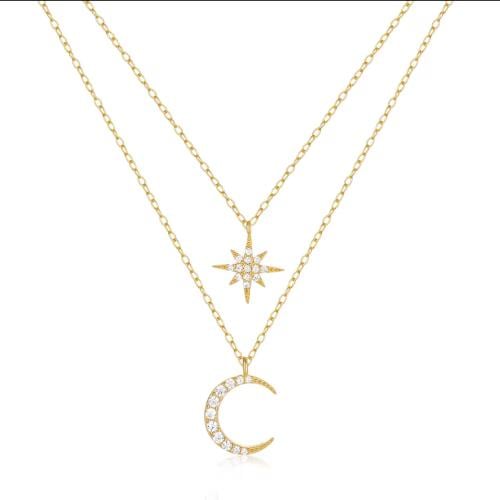 Moon & Star Necklace