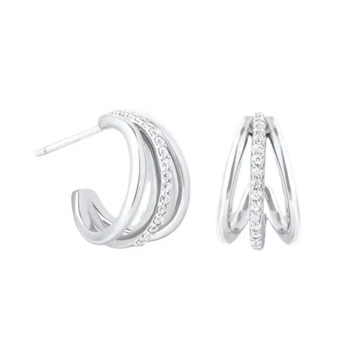 Trio Silver Earring