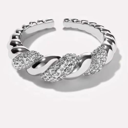 Silver Twist Band