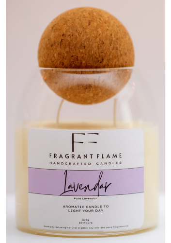 شمعة اللافندر - Lavender Candle