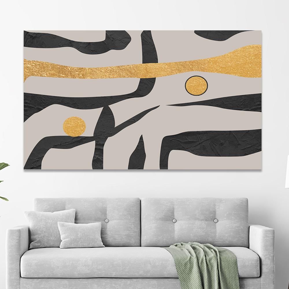 لوحة جدارية تجريدية بتصميم مودرن