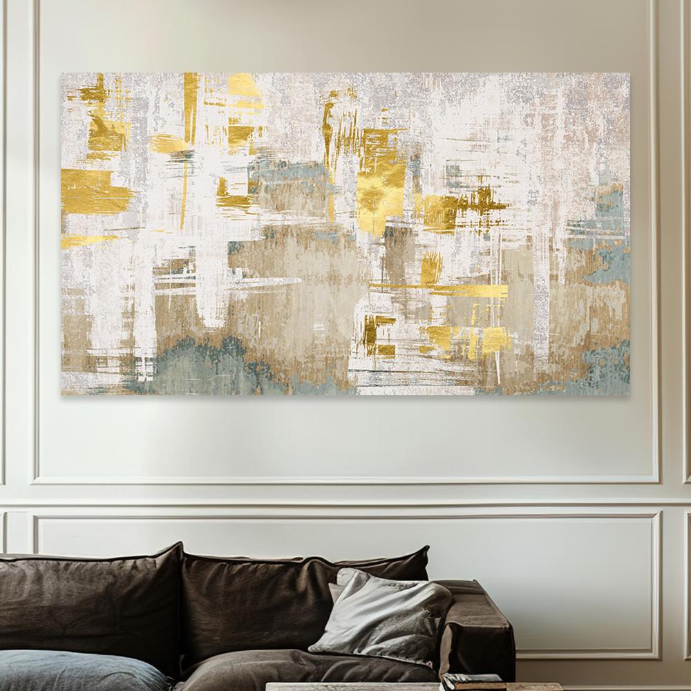 لوحة جدارية تجريدية بتصميم مودرن