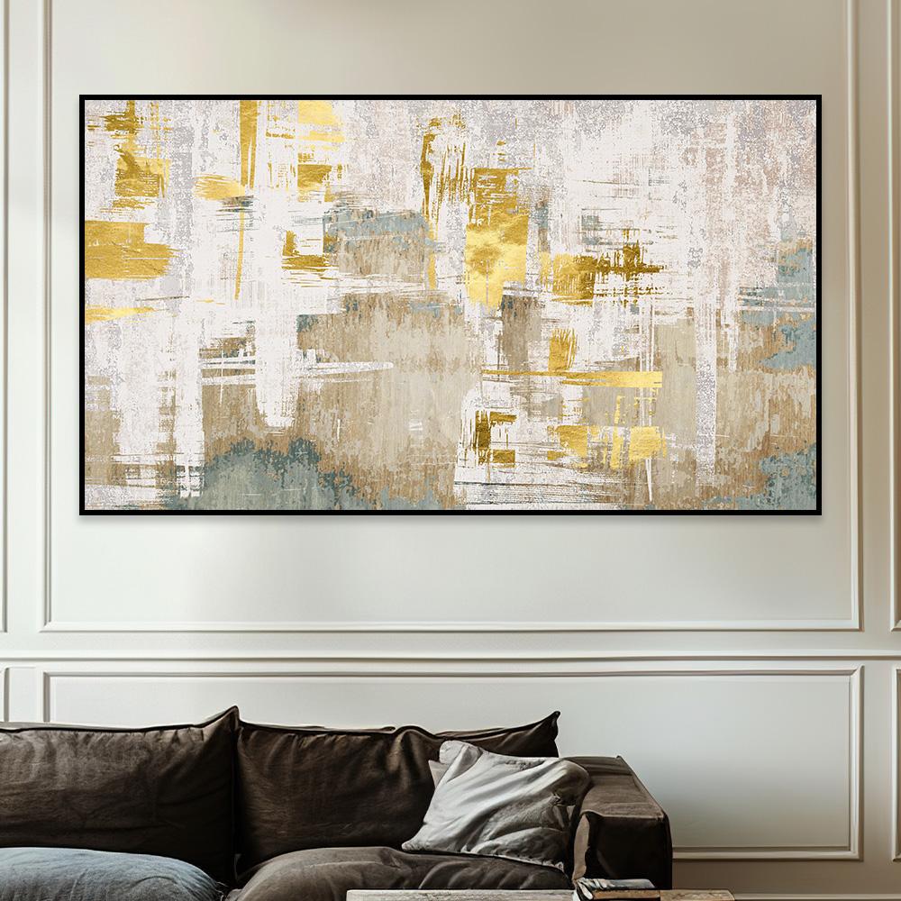 لوحة جدارية تجريدية بتصميم مودرن