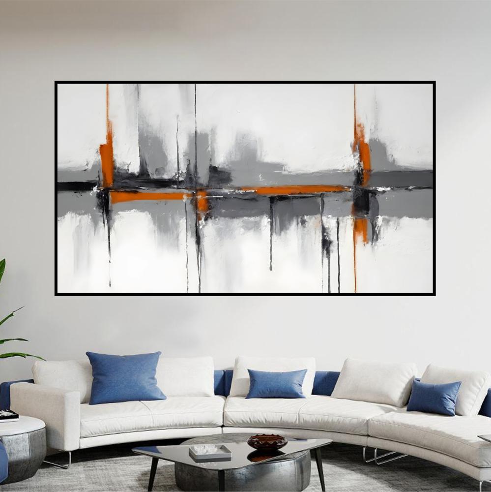 لوحة جدارية تجريدية بتصميم مودرن