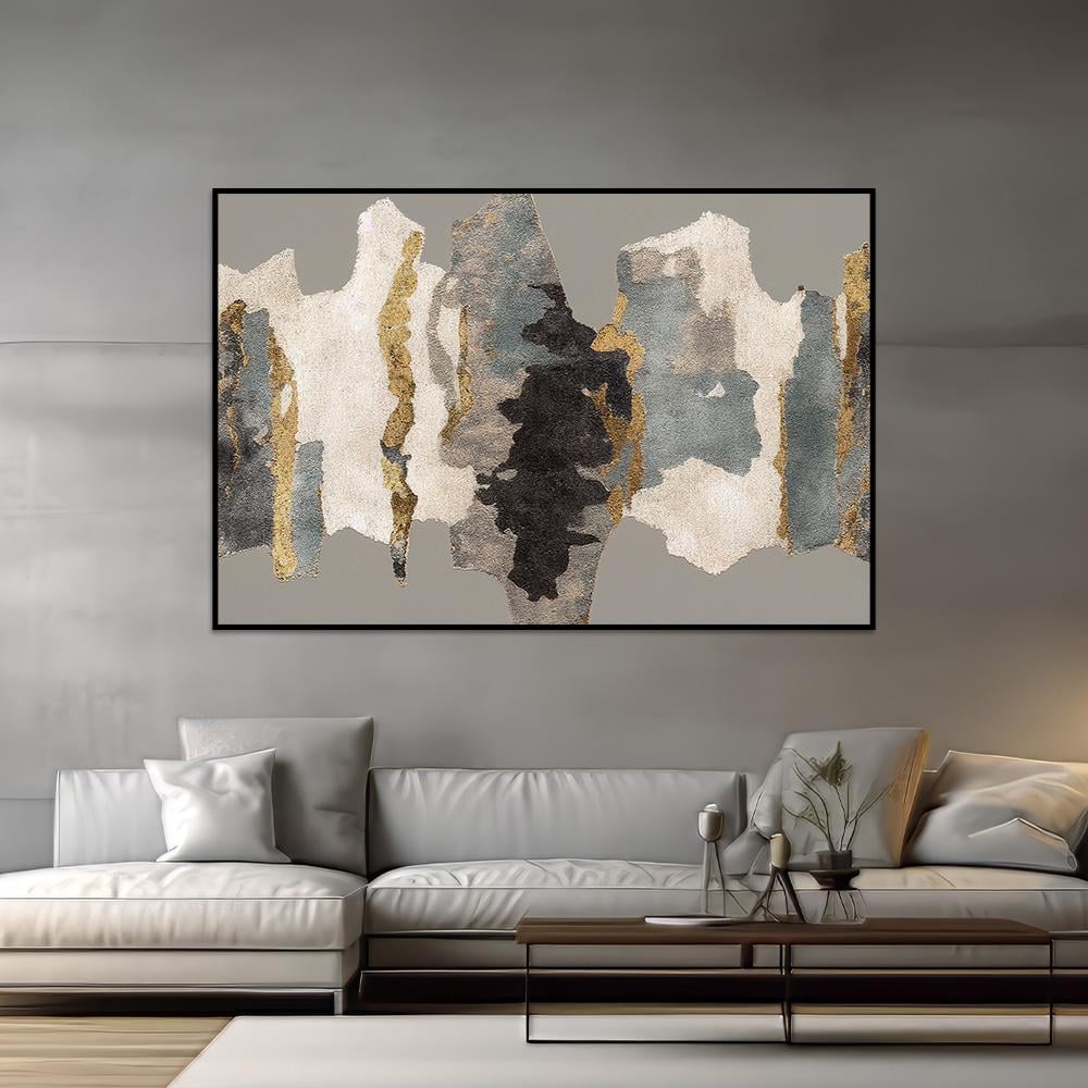 لوحة جدارية تجريدية بتصميم مودرن