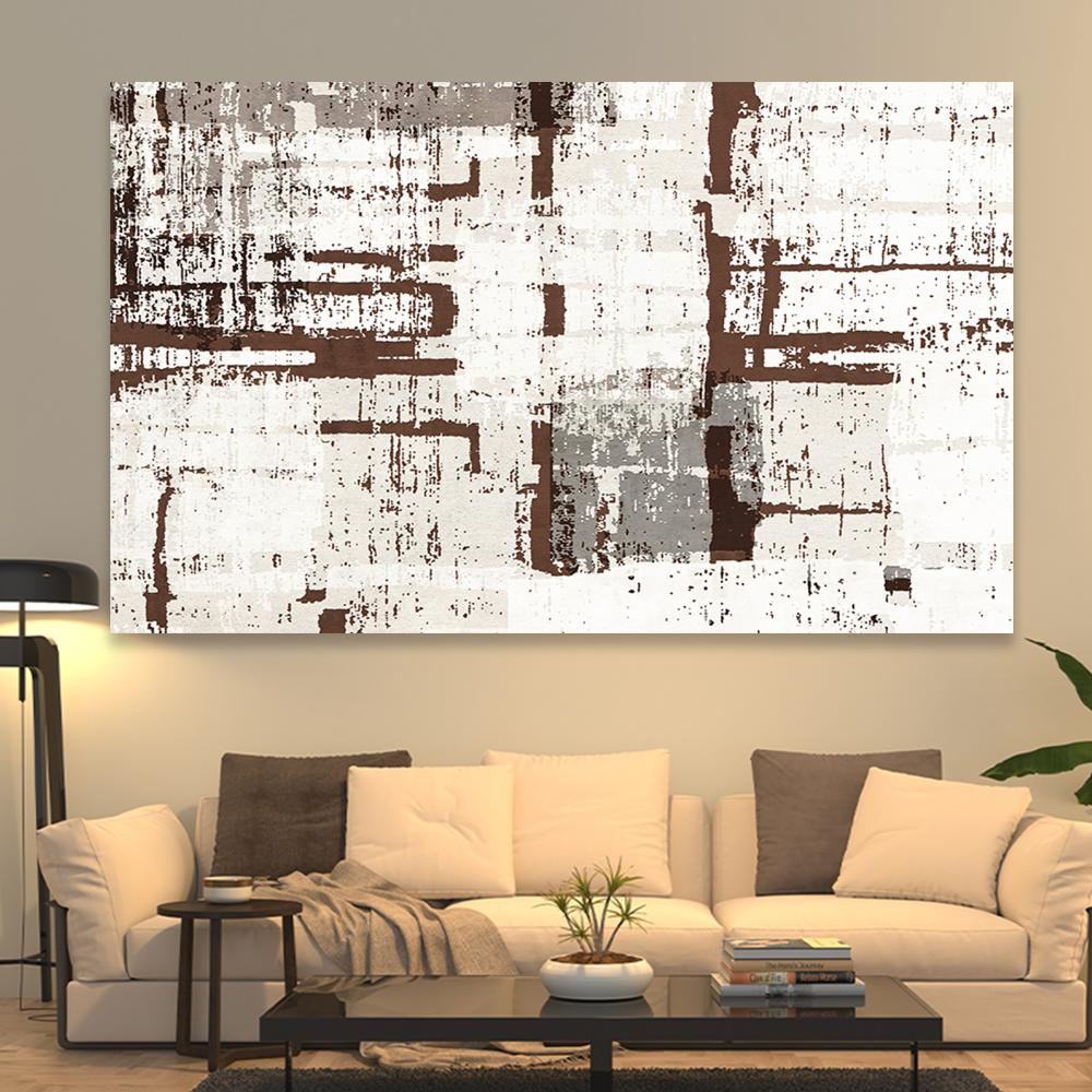 لوحة جدارية تجريدية بتصميم مودرن