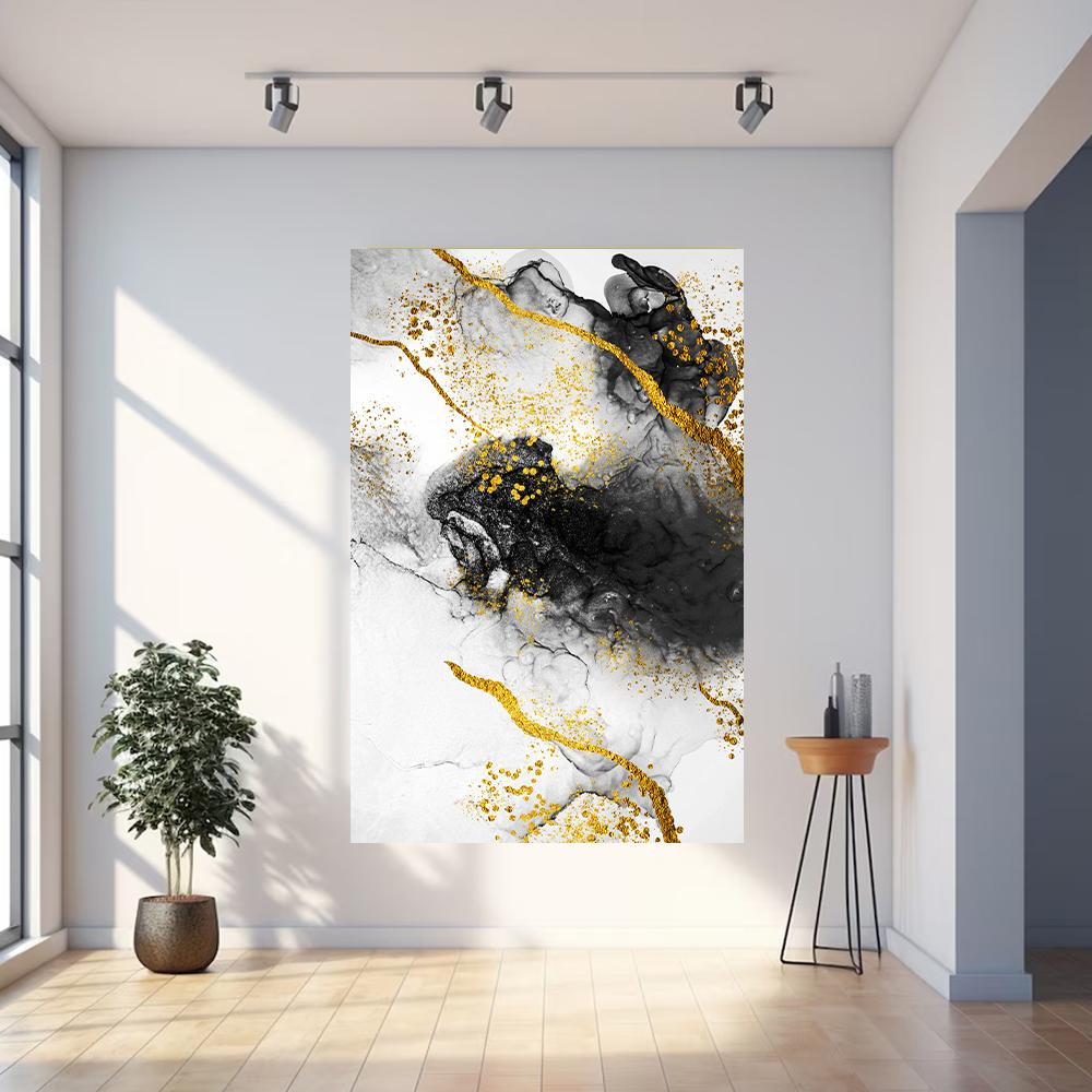 لوحة جدارية فن تجريدي مودرن