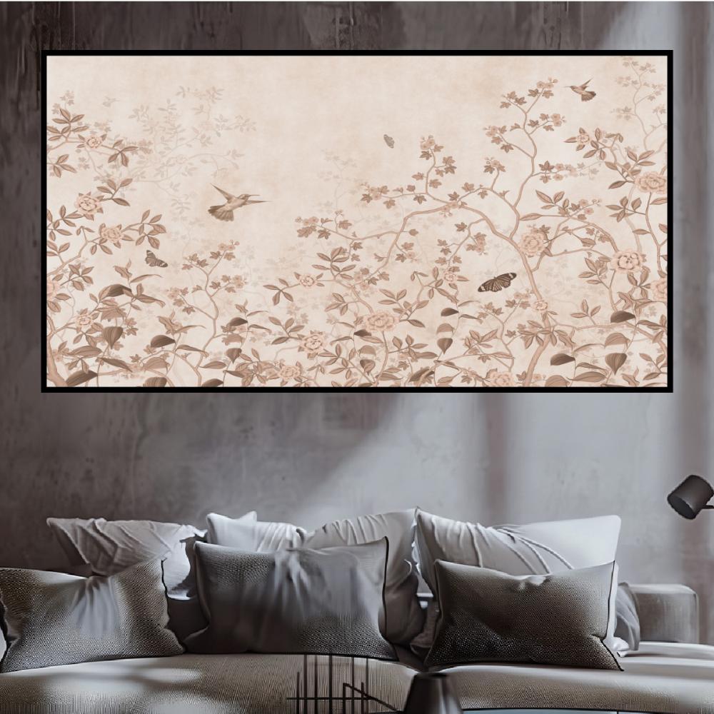 لوحة جدارية تجريدية بتصميم مودرن