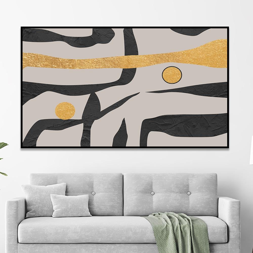 لوحة جدارية تجريدية بتصميم مودرن