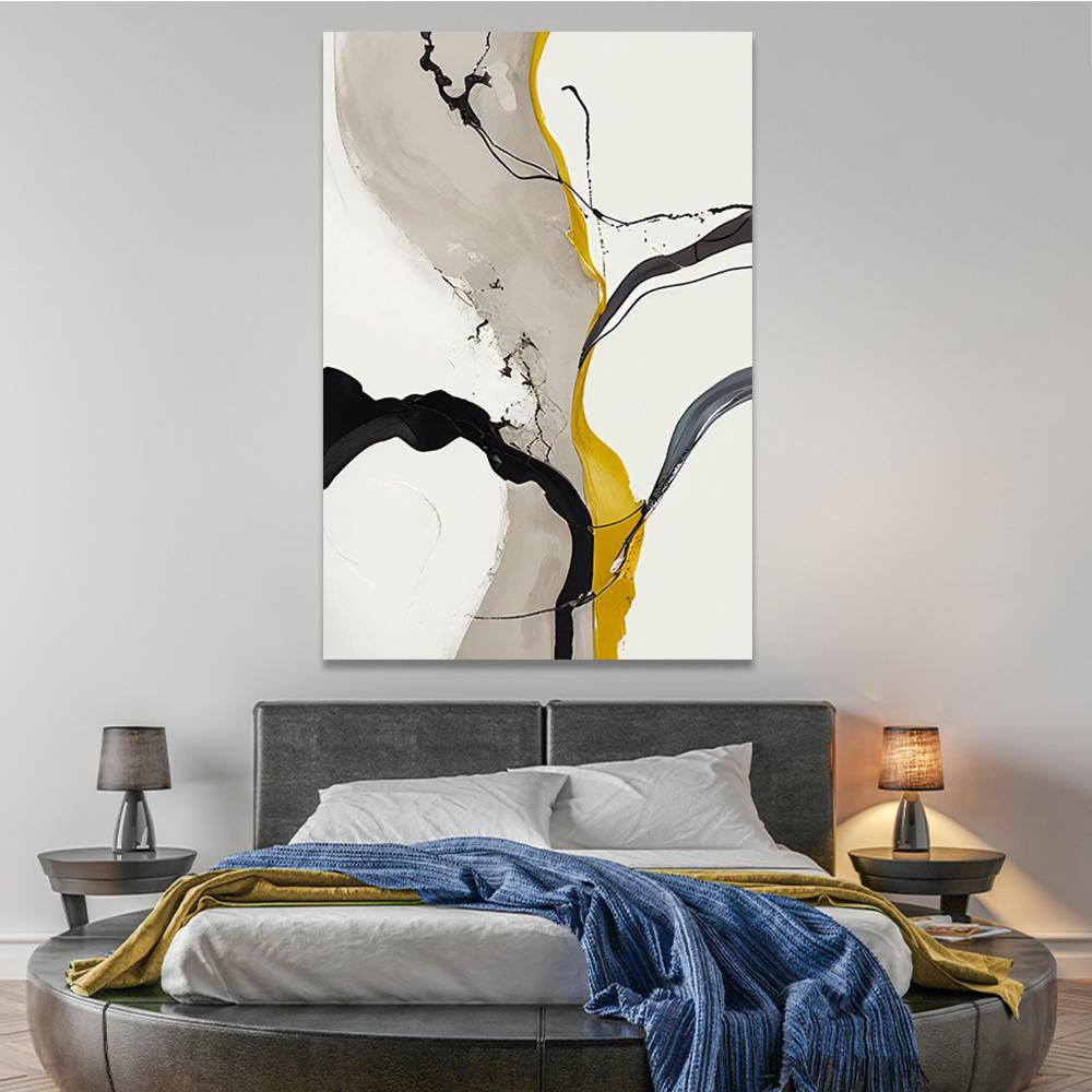 لوحة جدارية فن تجريدي مودرن