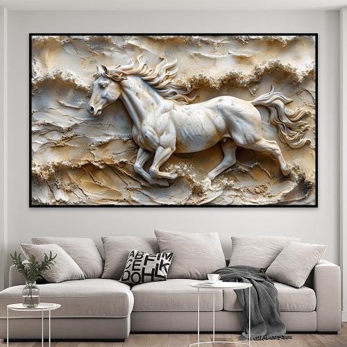 لوحة خيل بتصميم مودرن