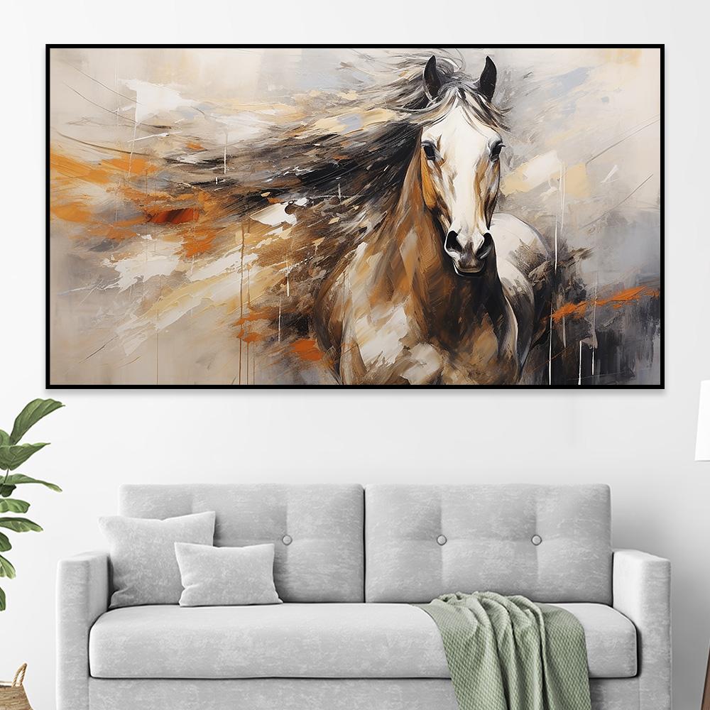 لوحة خيل بتصميم مودرن