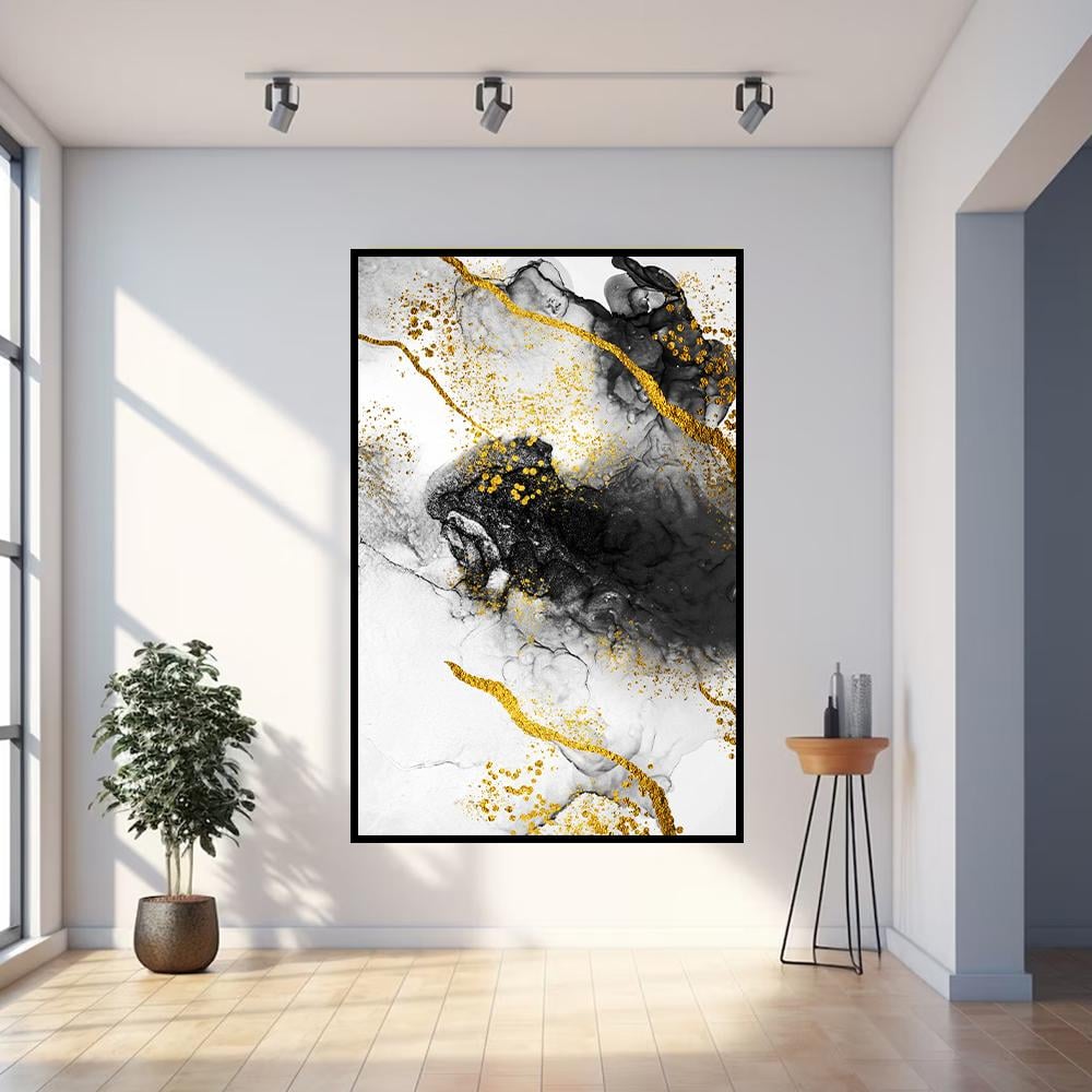 لوحة جدارية فن تجريدي مودرن