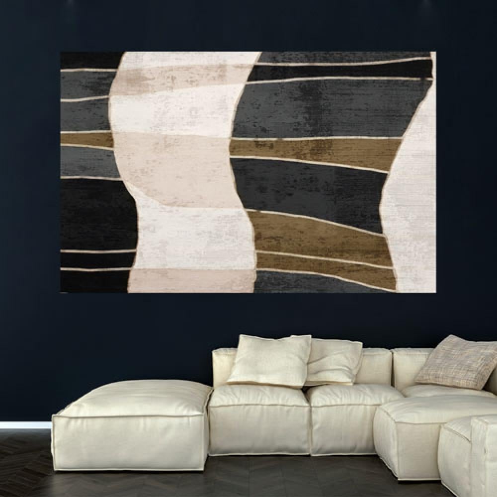 لوحة جدارية تجريدية بتصميم مودرن