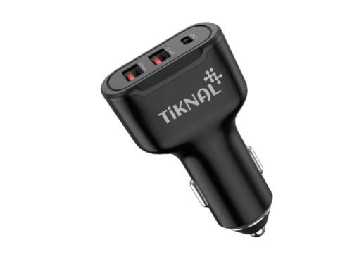 شاحن سيارة بقوة 30W بمنفذين USB ومنفذ Type-C عالي...