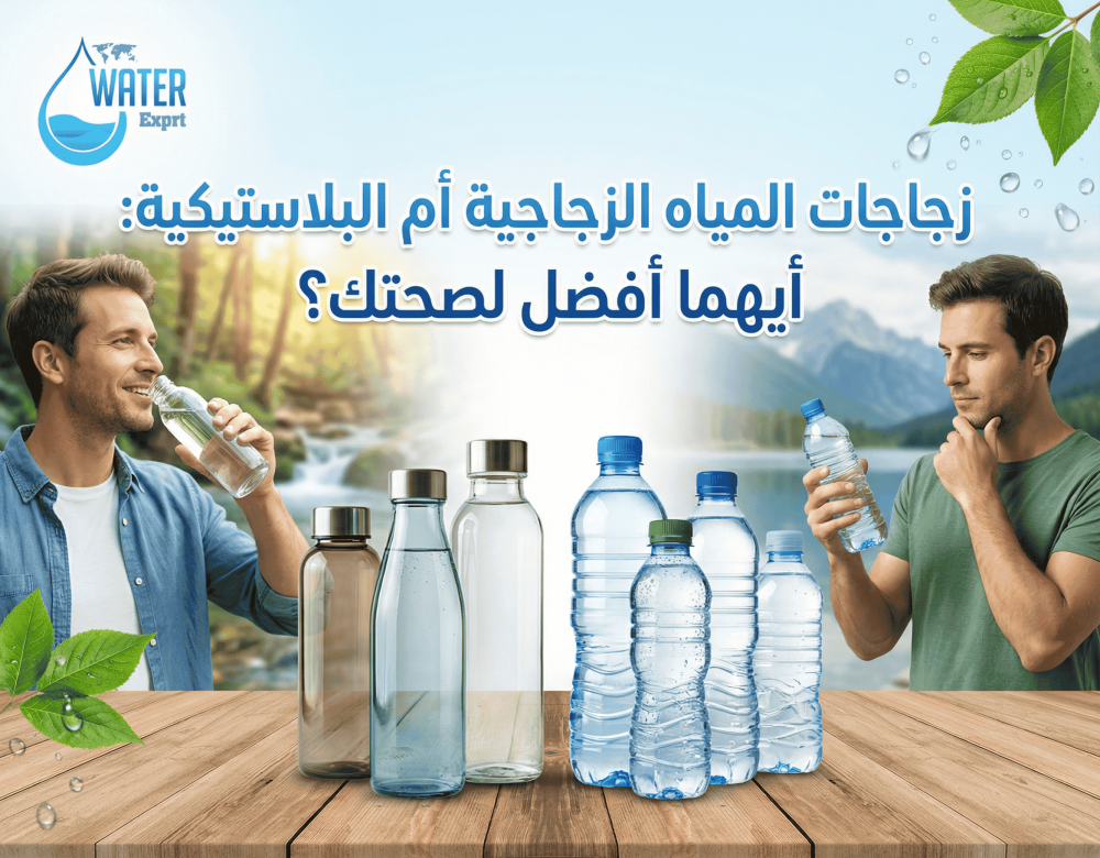 زجاجات المياه الزجاجية أم البلاستيكية: أيهما أفضل لصحتك؟
