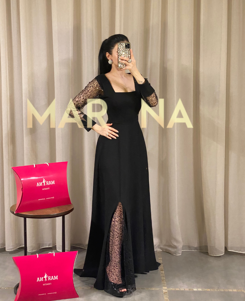 فستان سيلا (فستان كريب أنيق كلوش)