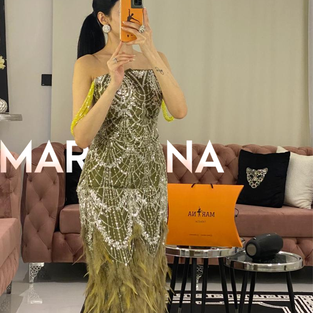 فستان وتين (فستان كب طويل)